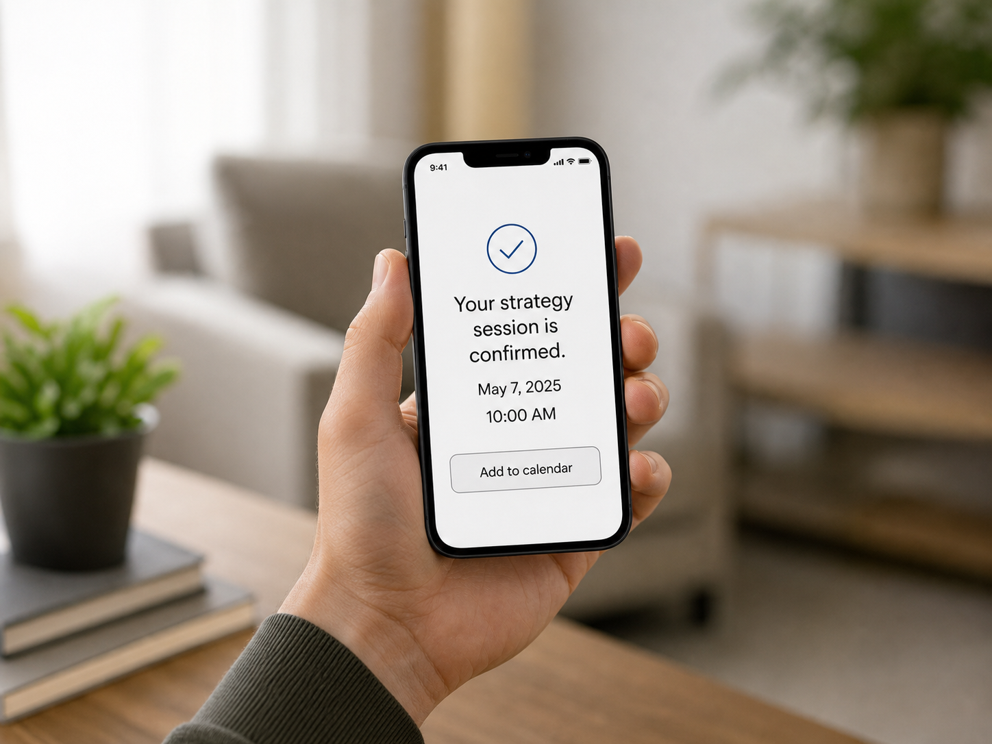 Visitor reaching an approved next action